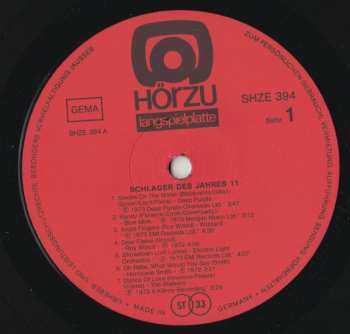 LP Various: Schlager Des Jahres 11 International