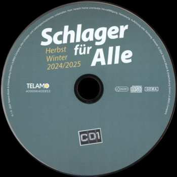 3CD Various: Schlager Für Alle - Herbst/Winter 2024/2025