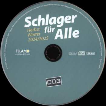 3CD Various: Schlager Für Alle - Herbst/Winter 2024/2025