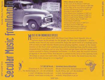 CD Various: Secular Music From Uganda 1950 & 1952