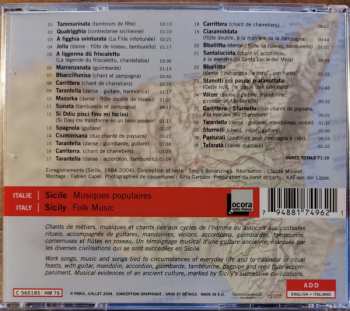 CD Various: Sicile: Musiques Populaires - Sicily: Folk Music