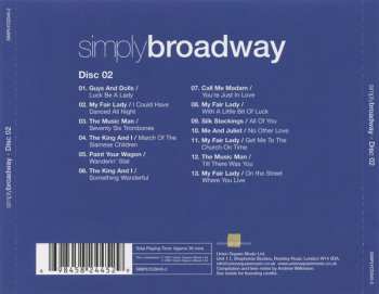 4CD/Coffret Various: Simply Broadway