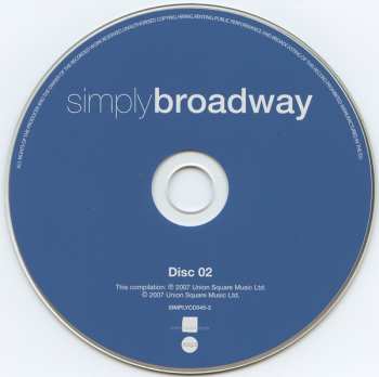 4CD/Coffret Various: Simply Broadway