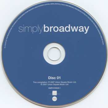 4CD/Coffret Various: Simply Broadway