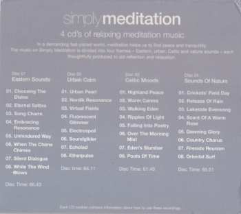 4CD/Coffret Various: Simply Meditation (4 CD's Of Relaxing Meditation Music)