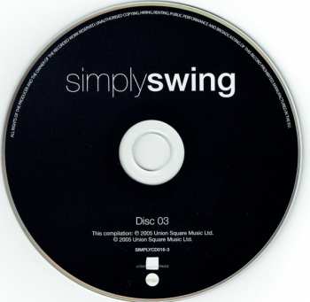 4CD/Coffret Various: Simply Swing