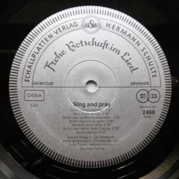 LP Various: Sing And Pray: Christliche Songs