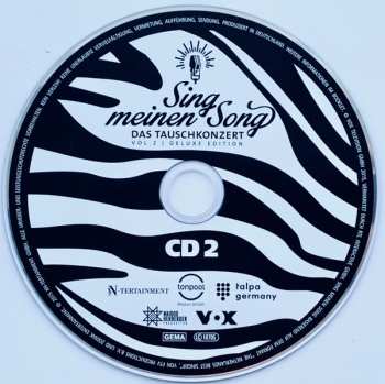 2CD Various: Sing Meinen Song - Das Tauschkonzert, Vol. 2 DLX | DIGI