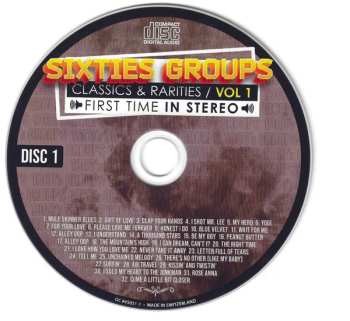 2CD Various: Sixties Groups Classics & Rarities / Vol 1