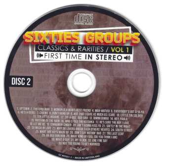 2CD Various: Sixties Groups Classics & Rarities / Vol 1