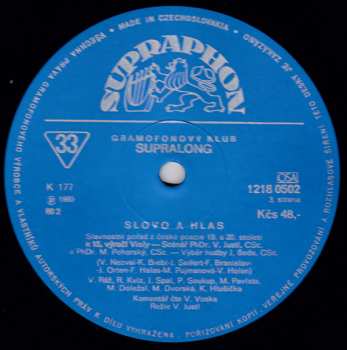 2LP Various: Slovo A Hlas