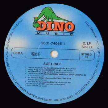 2LP Various: Soft Rap Greatest Hits