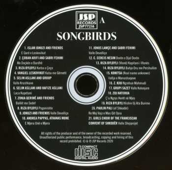 4CD Various: Songbirds (Albanian Music From 78s - 1924-1948)