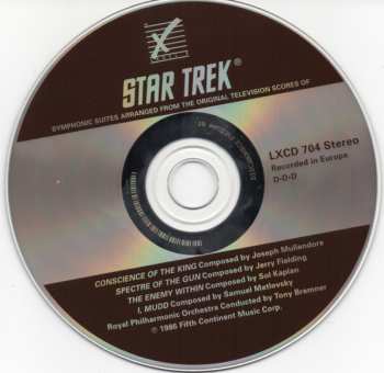 CD Various: Star Trek Volume 2 - Symphonic Suites Arranged From The Original Television Scores