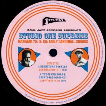 3LP Various: Studio One Supreme (Maximum 70s & 80s Early Dancehall Sounds)