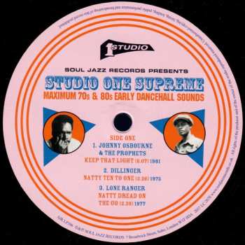 3LP Various: Studio One Supreme (Maximum 70s & 80s Early Dancehall Sounds)