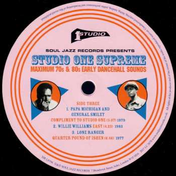 3LP Various: Studio One Supreme (Maximum 70s & 80s Early Dancehall Sounds)