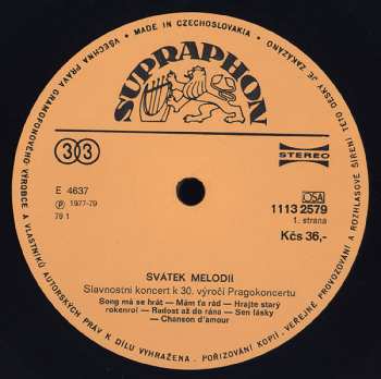 LP Various: Svátek Melodií
