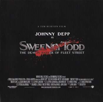 CD Various: Sweeney Todd: The Demon Barber Of Fleet Street (Highlights From The Motion Picture Soundtrack)