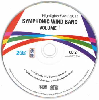 2CD Various: Symphonic Wind Band Volume 1 Highlights WMC 2017