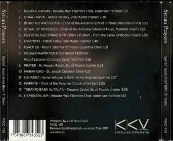 CD Various: Syrian Prayers: Sacred Music From Bilad Al Sham