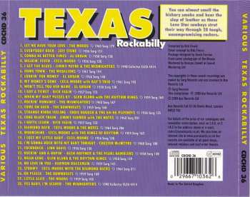 CD Various: Texas Rockabilly, Rockabilly & Rock 'n' Roll From Sarg Records Of Luling, Texas