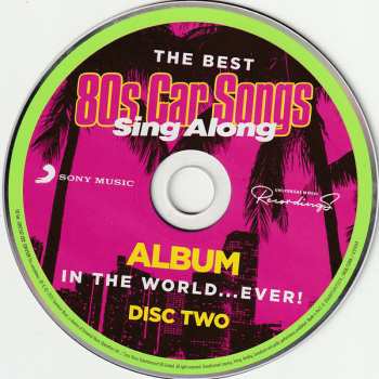 3CD Various: The Best 80s Car Songs In The World Ever! Sing-A-Long 