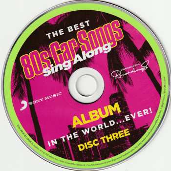 3CD Various: The Best 80s Car Songs In The World Ever! Sing-A-Long 