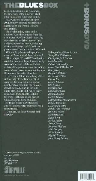 7CD/DVD/Coffret Various: The Blues Box