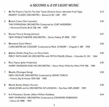 CD Various: The Golden Age Of Light Music: A Second A-Z Of Light Music