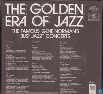 3LP/Coffret Various: The Golden Era Of Jazz - The Famous Gene Norman's "Just Jazz" Concerts