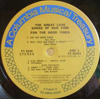 6LP/Coffret Various: The Great Love Songs Of Our Time