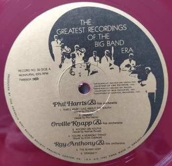 2LP/Coffret Various: The Greatest Recordings Of The Big Band Era 49/50 (2xLP + BOX + BOOKLET) (ČERVENÉ DESKY)