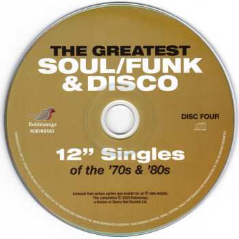 4CD/Coffret Various: The Greatest Soul/Funk & Disco 12" Singles Of The '70s & '80s