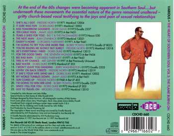 CD Various: The Heart Of Southern Soul Volume 3. The Flame Burns On
