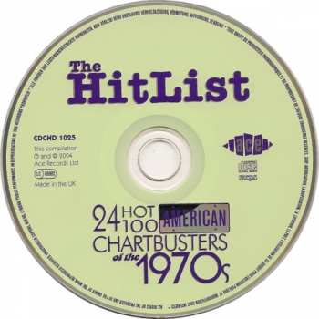 CD Various: The Hit List: 24 Hot 100 American Chartbusters Of The 1970s