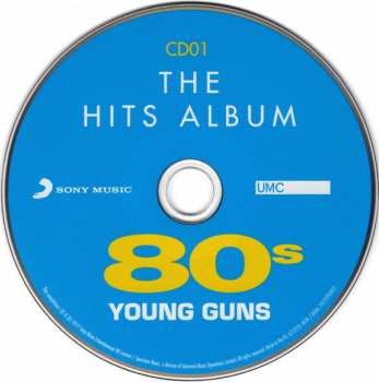 4CD Various: The Hits Album 80s Young Guns