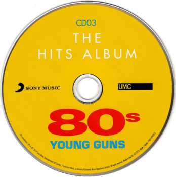 4CD Various: The Hits Album 80s Young Guns