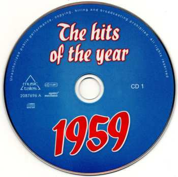 2CD Various: The Hits Of The Year 1959