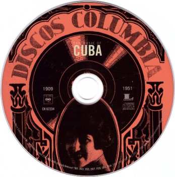 CD Various: The Music Of Cuba 1909 - 1951