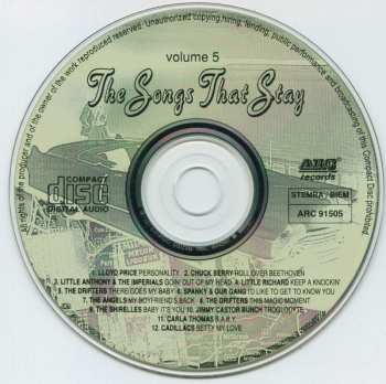 CD Various: The Songs That Stay Volume 5