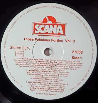 LP Various: Those Fabulous Fourties Volume 3