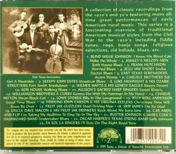 CD Various: Times Ain't Like They Used To Be: Early American Rural Music. Classic Recordings Of The 1920’s And 30's. Vol. 3