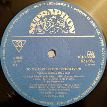 LP Various: To Bylo Poslední Představení