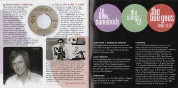 CD Various: To Love Somebody (The Songs Of The Bee Gees 1966-1970)