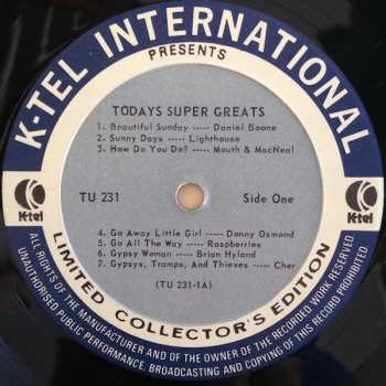 LP Various: Today's Super Greats Part-1