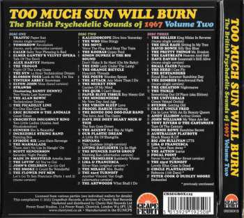 3CD/Coffret Various: Too Much Sun Will Burn (The British Psychedelic Sounds of 1967 Volume 2)