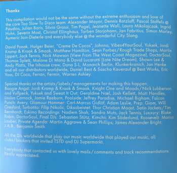 CD Various: Too Slow To Disco Neo (The Sunset Manifesto)