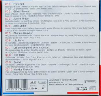 10CD Various: Vive La Chanson 