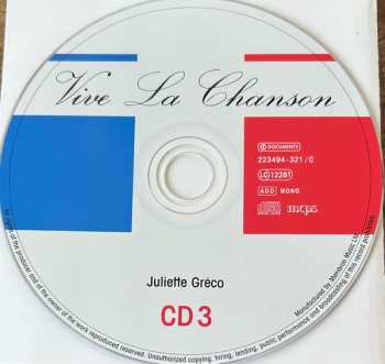 10CD Various: Vive La Chanson 